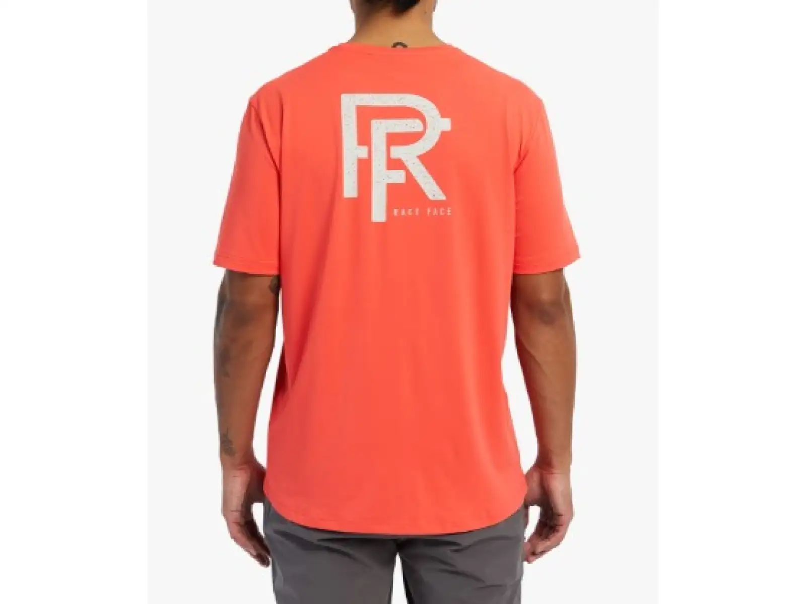Race Face Commit Herren-T-Shirt mit kurzen Ärmeln in Koralle