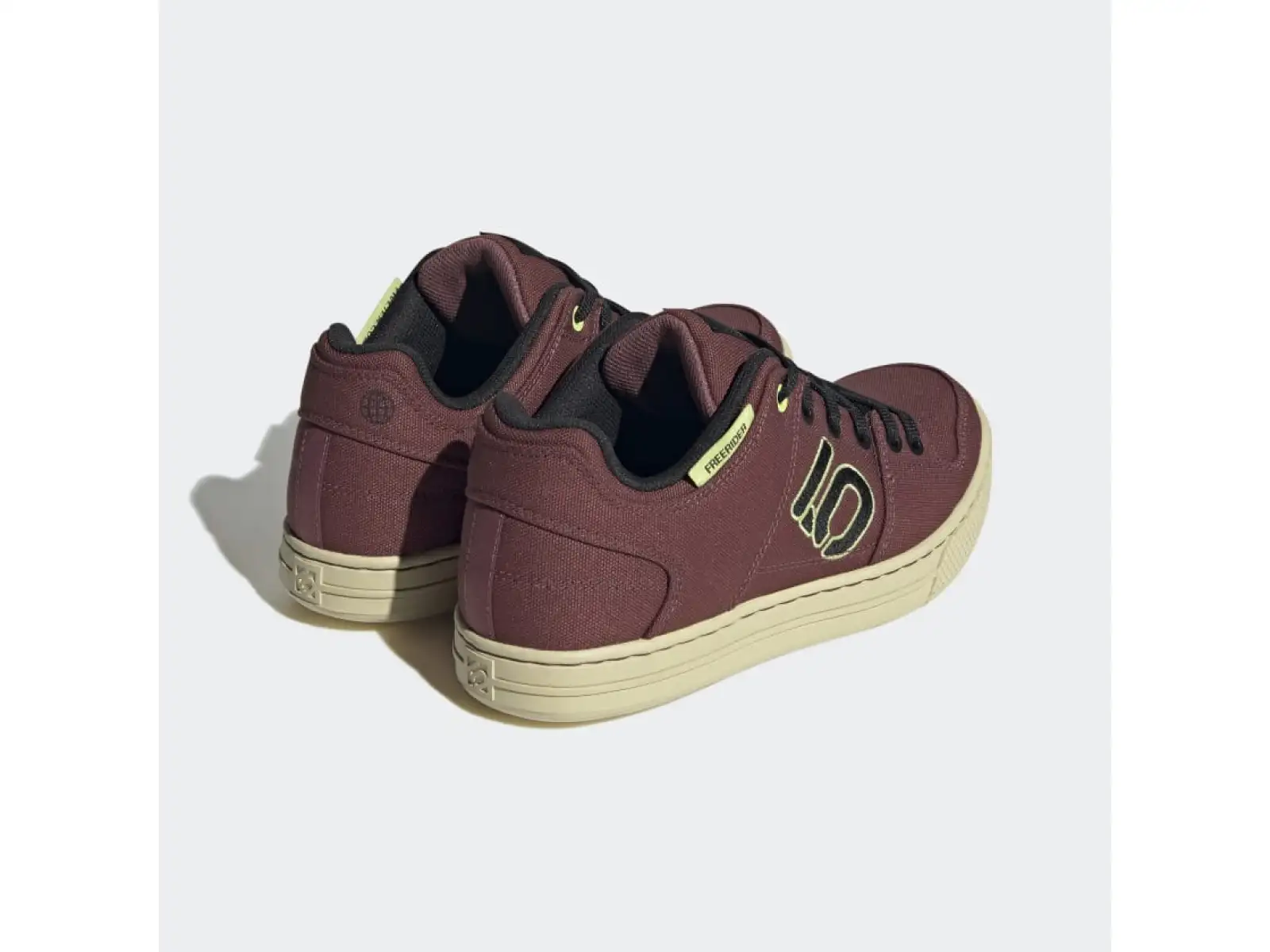 Five Ten Freerider Canvas MTB Damen Schuhe Quiet Crimson/Black/Lime