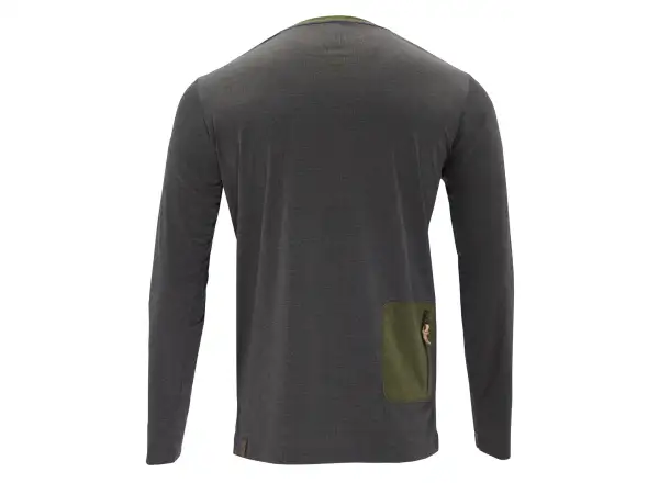 Silvini Casalo Herren Langarmshirt Charcoal/Olive