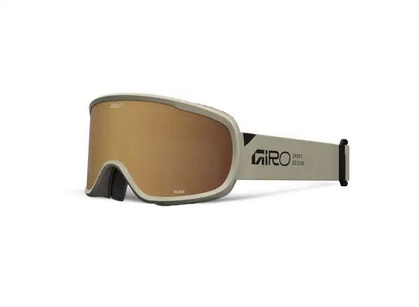 Giro Roam Skibrille Stone Stacked/Amber Gold/Yellow (2Gläser)