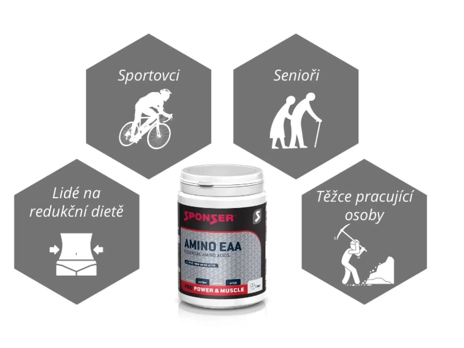 Sponser Amino EAA – Essenzielle Aminosäuren in Tablettenform, 140 Stück