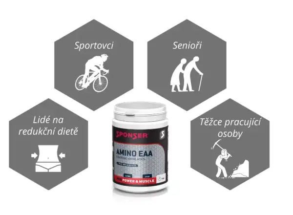 Sponser Amino EAA – Essenzielle Aminosäuren in Tablettenform, 140 Stück