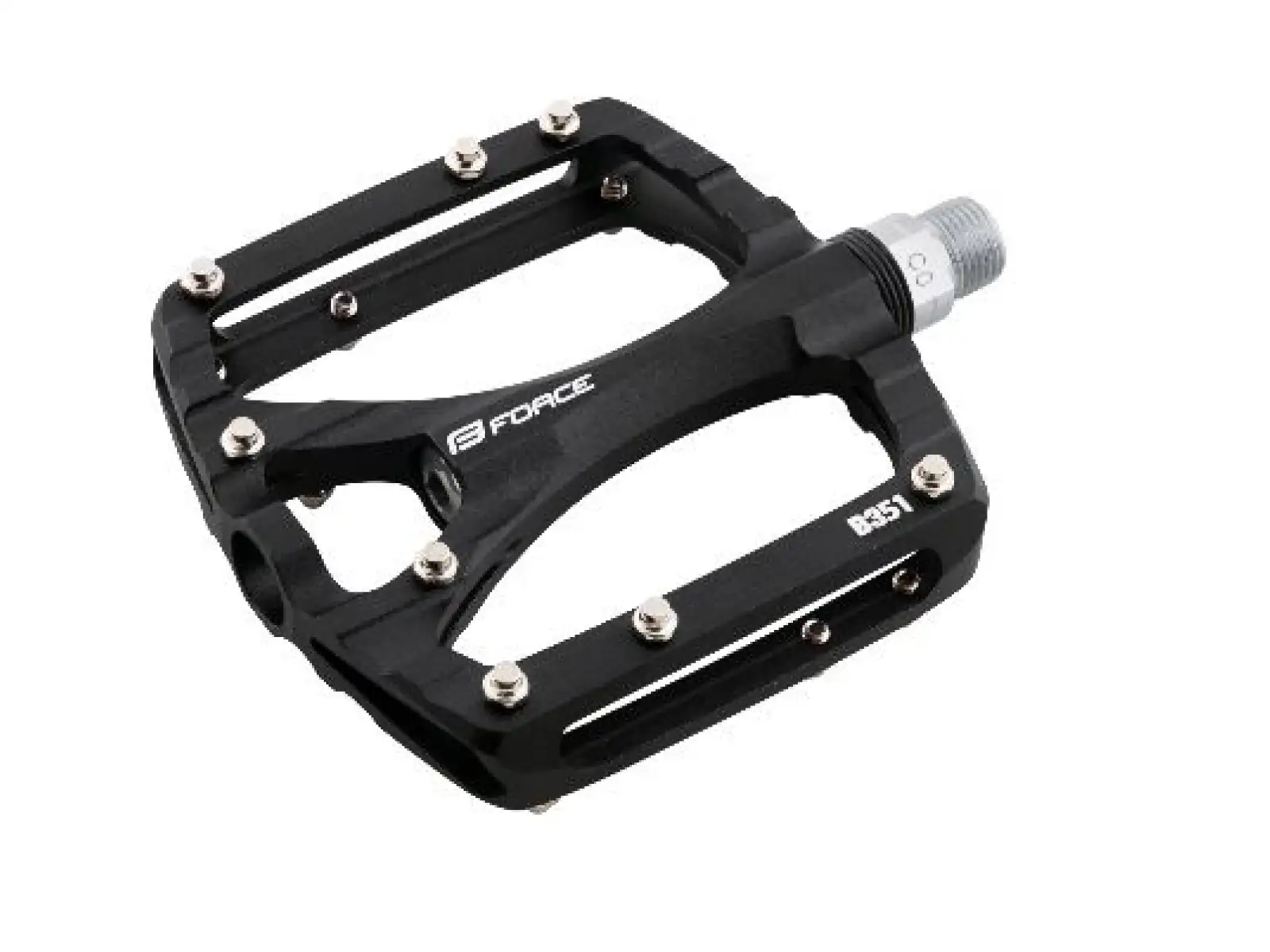 Force Swing Aluminium Pedals in Schwarz.