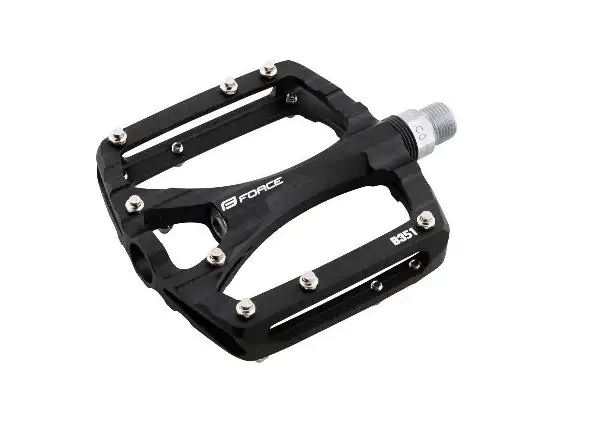 Force Swing Aluminium Pedals in Schwarz.