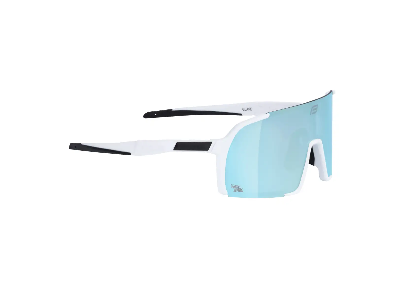 Force Glare Brille weiß/blau Spiegelglas