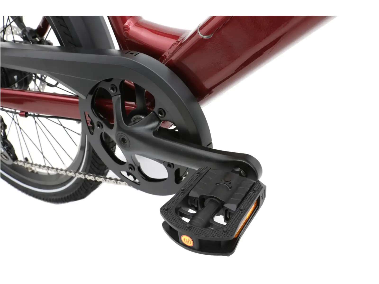 Apache Tanka 24 RX faltbares E-Bike 363 Wh S/M bordeauxfarben