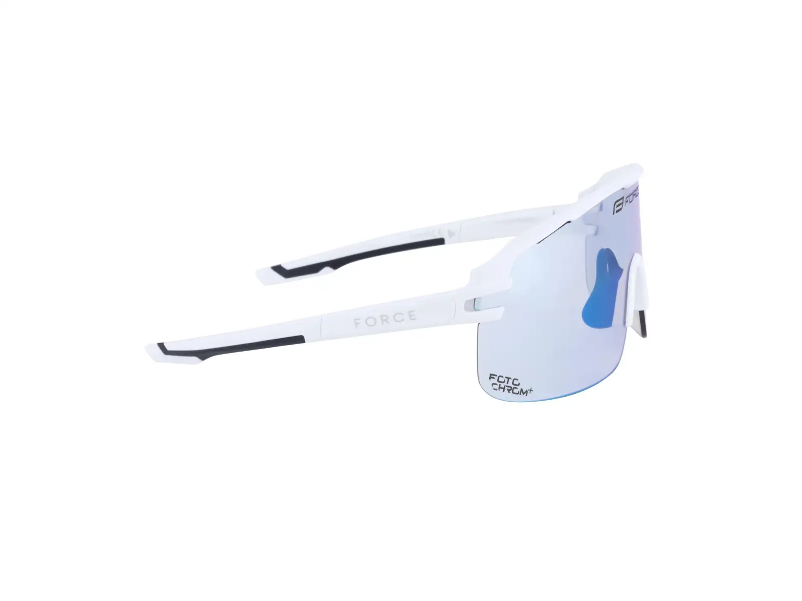 Force Epic Fahrradbrille weiß/blau photochromatisches Glas