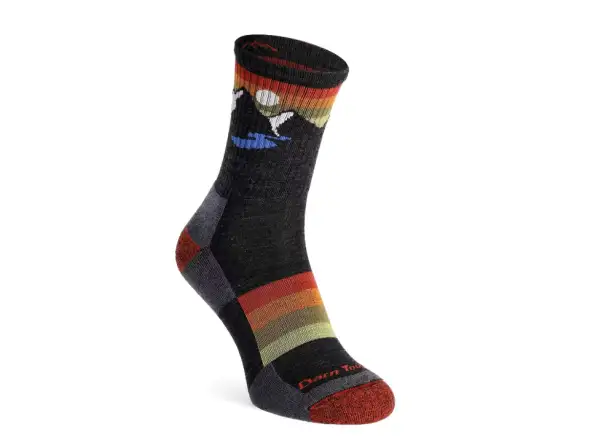 Darn Tough Sunset Ridge MicroCrew Lightweight Cushion Herren Socken Charcoal