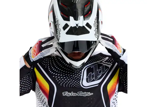 Troy Lee Designs Sprint Ultra Optic Herren Trikot Langarm schwarz