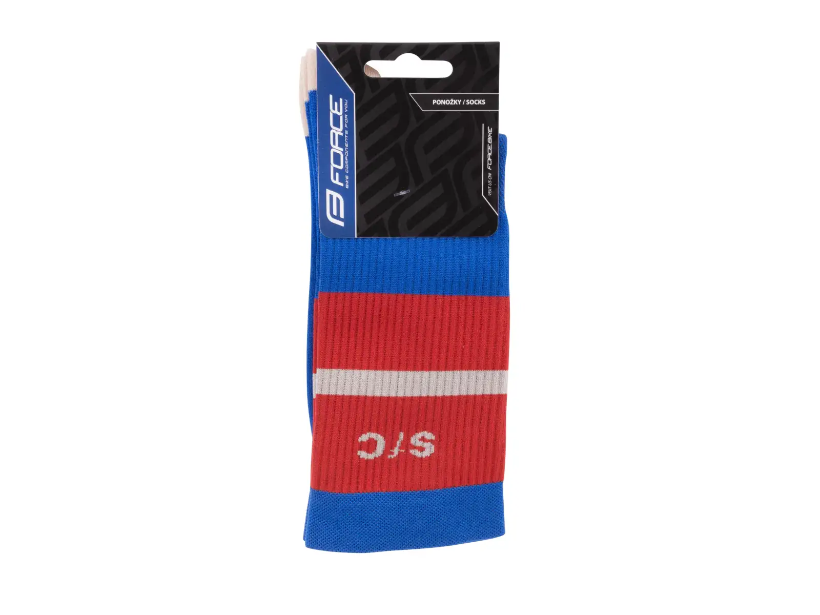 Force Stripe lange Socken Blau