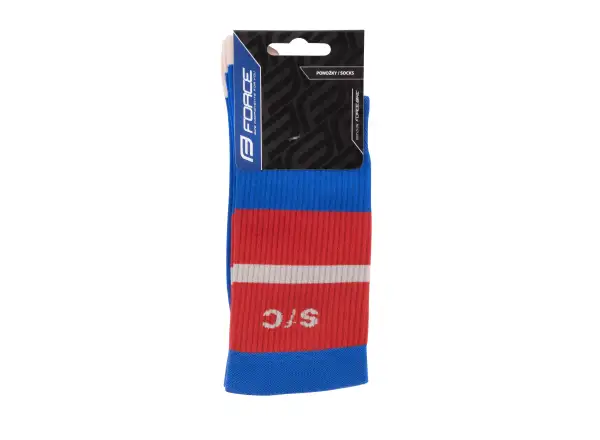 Force Stripe lange Socken Blau