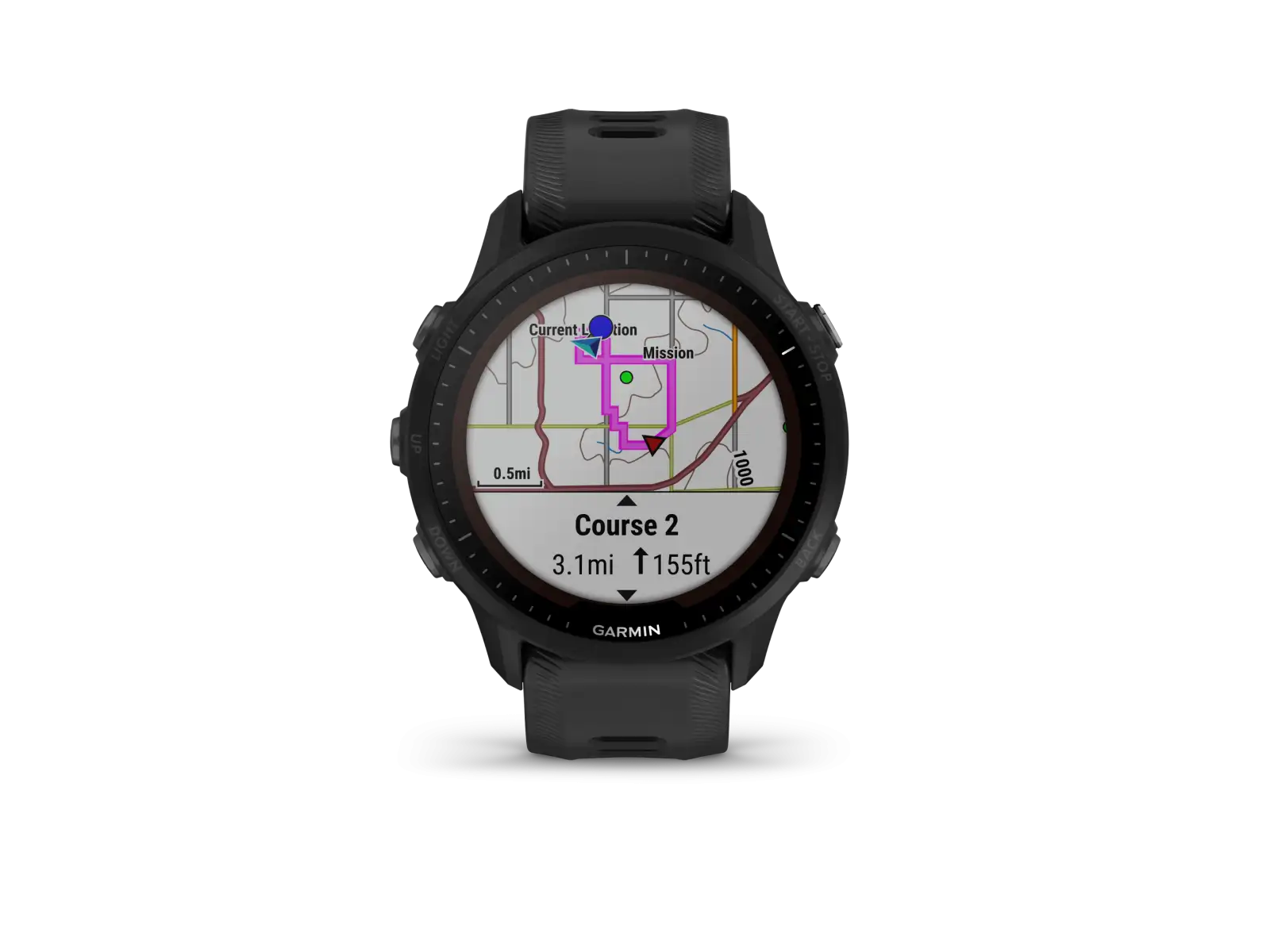Garmin Forerunner 955 Solar Smartwatch Schwarz