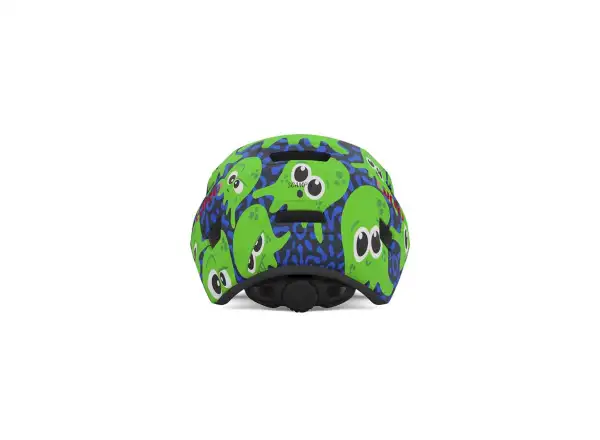 Giro Scamp II Kinderhelm Matte Midnight/Green Inked