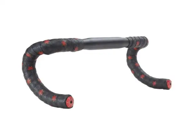 Supacaz Super Sticky Kush Galaxy Lenkerband rot/rote Stopfen