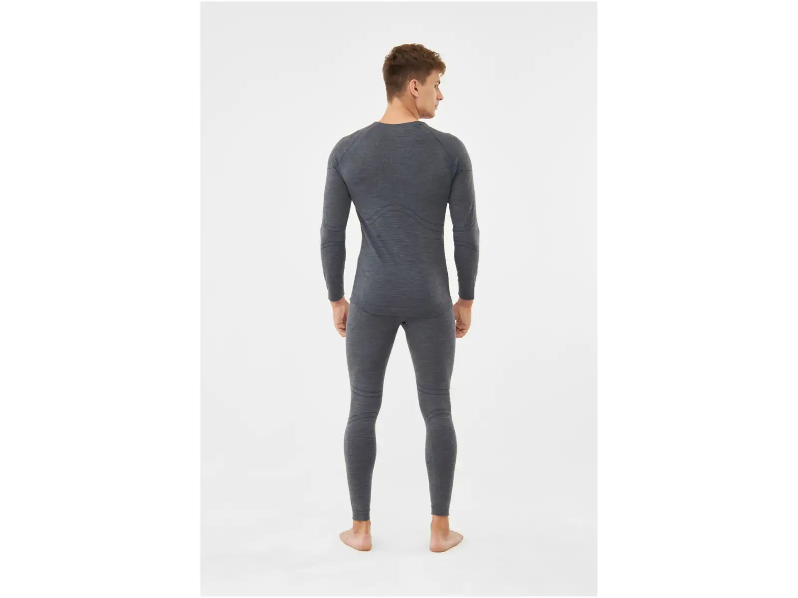 Viking Lan Pro Merino Herrenset Dunkelgrau