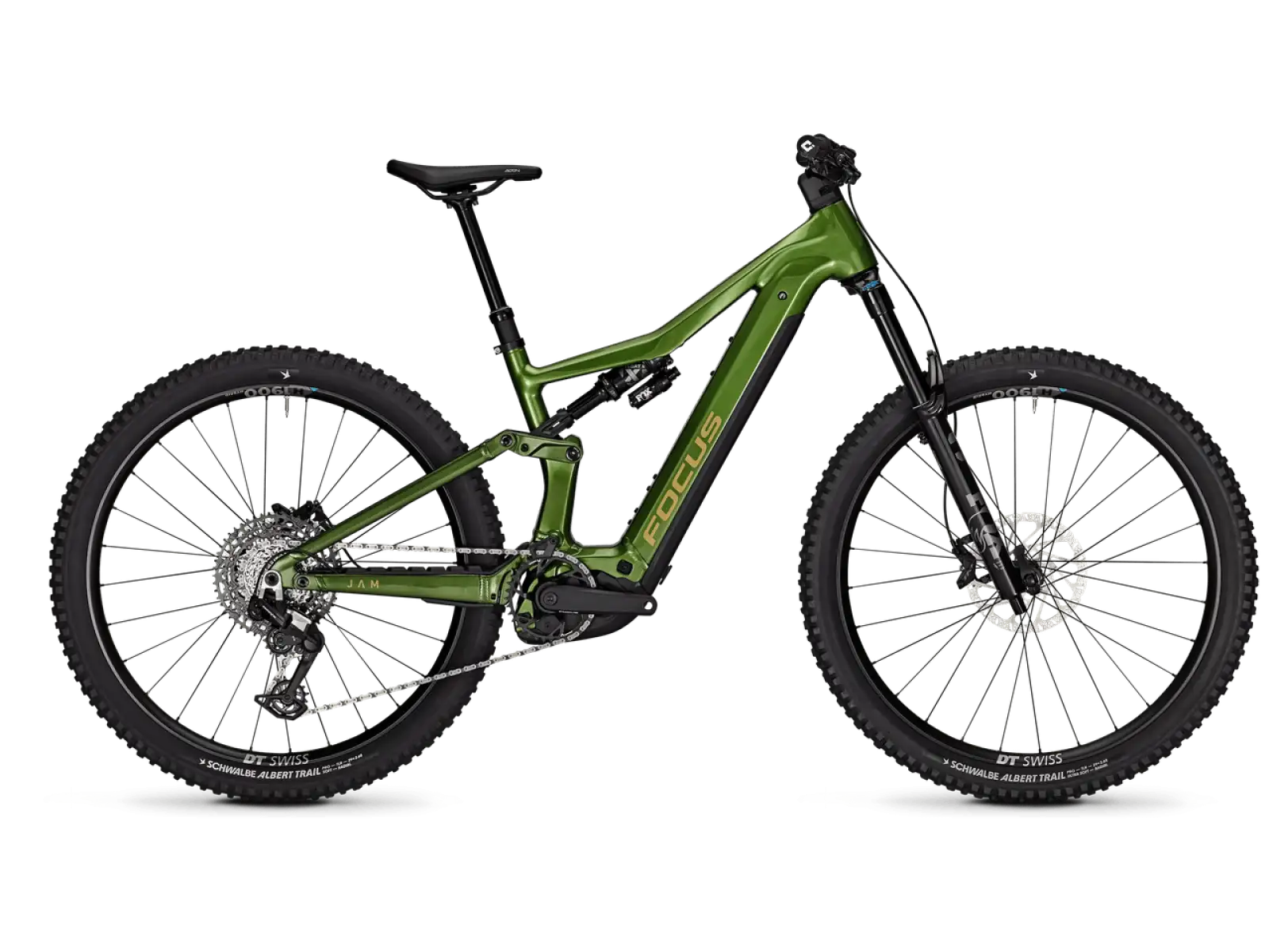 Focus JAM 9 800Wh vollgefedertes E-Bike Sprucegreen / Mossgreen