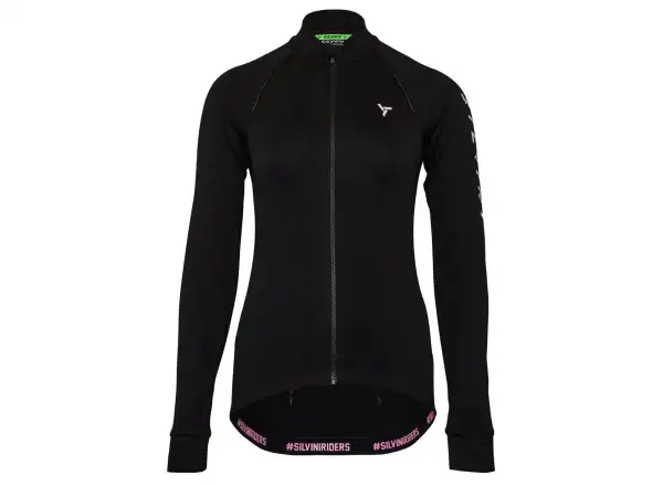 Silvini Leverona Damen Trikot Langarm Black/Blush