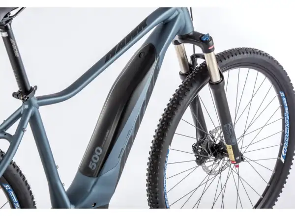 Apache Hawk 3 Herren E-Mountainbike (Bosch Active Line 500 Wh) Metal Blue