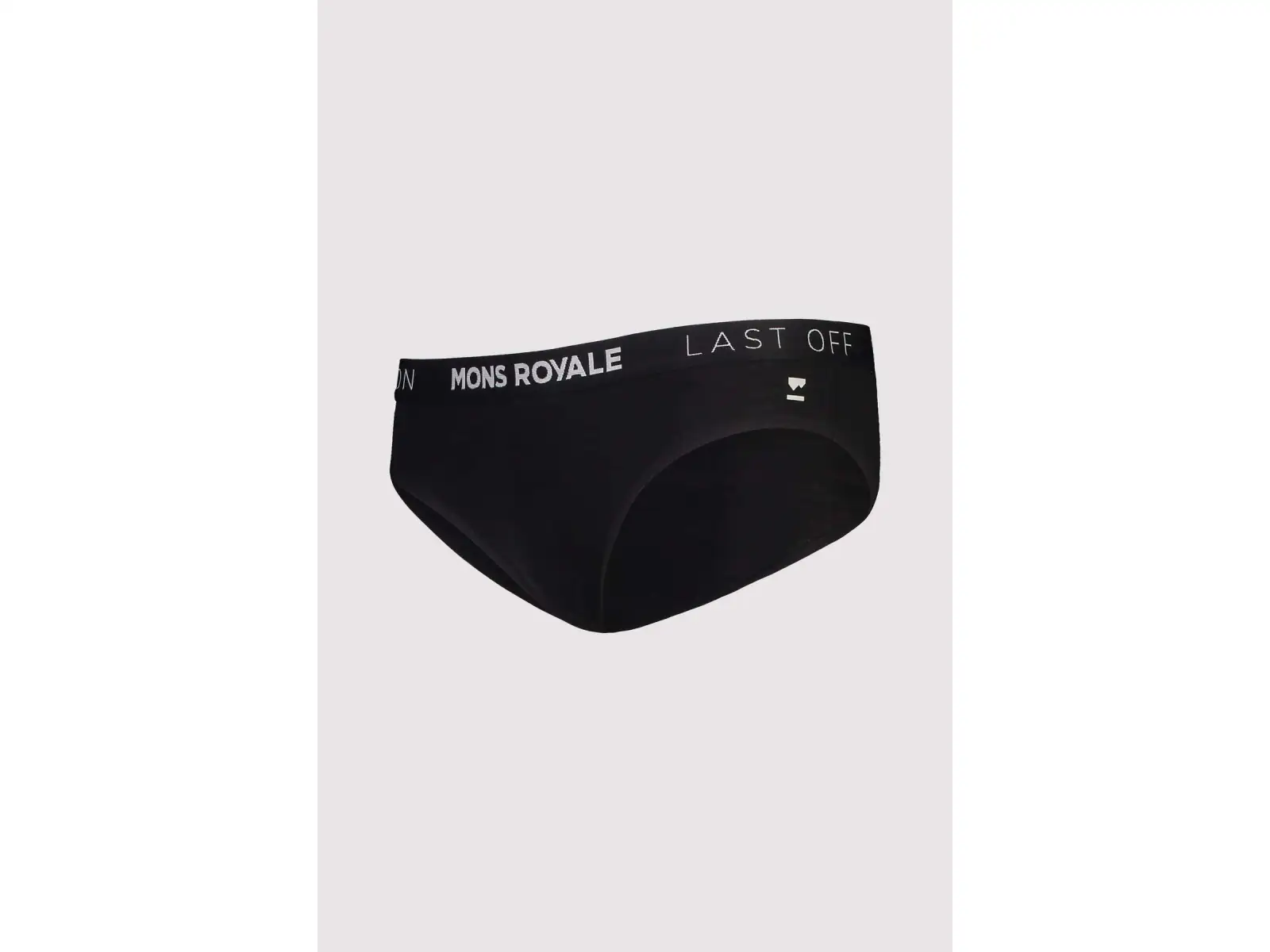 Mons Royale Folo Brief 22 Damen Unterhose Schwarz