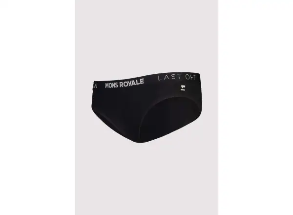 Mons Royale Folo Brief 22 Damen Unterhose Schwarz