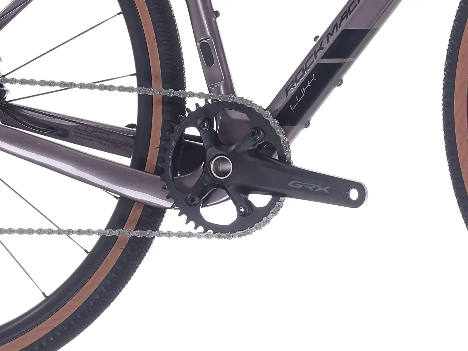 Rock Machine Lukk Cr 70 Gravelbike Gloss Purple Garnet