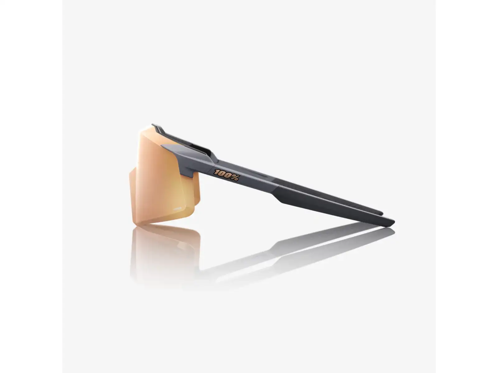 100% Aerocraft Sonnenbrille Soft Tact Grey/HiPER Copper Mirror