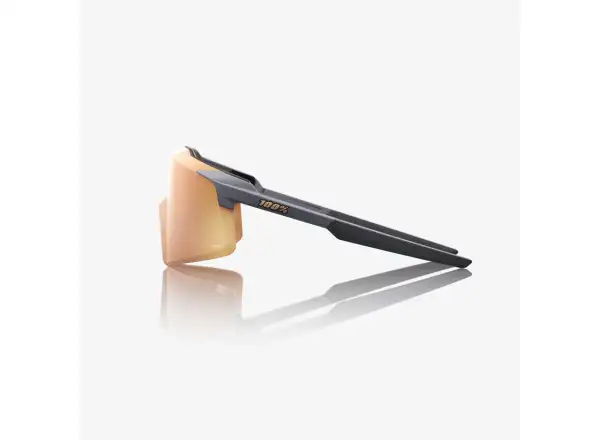 100% Aerocraft Sonnenbrille Soft Tact Grey/HiPER Copper Mirror