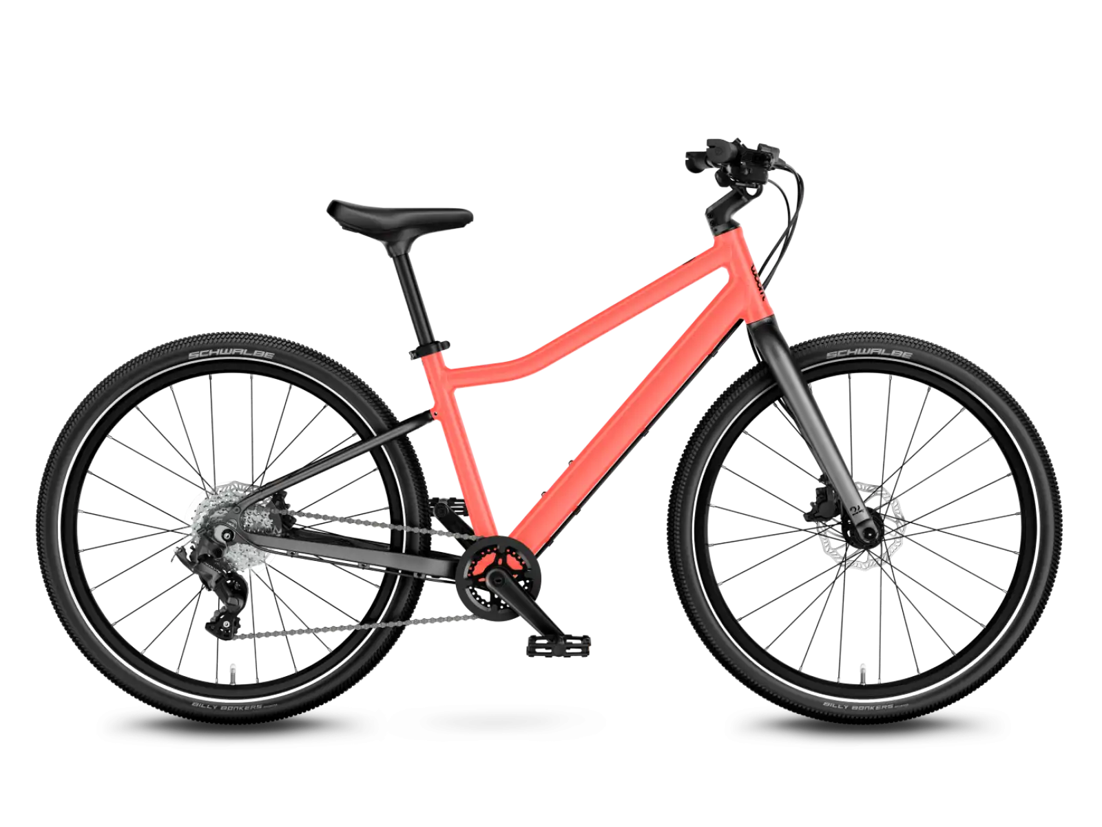 Woom 5 Explore 24 Neon Coral Kinderfahrrad