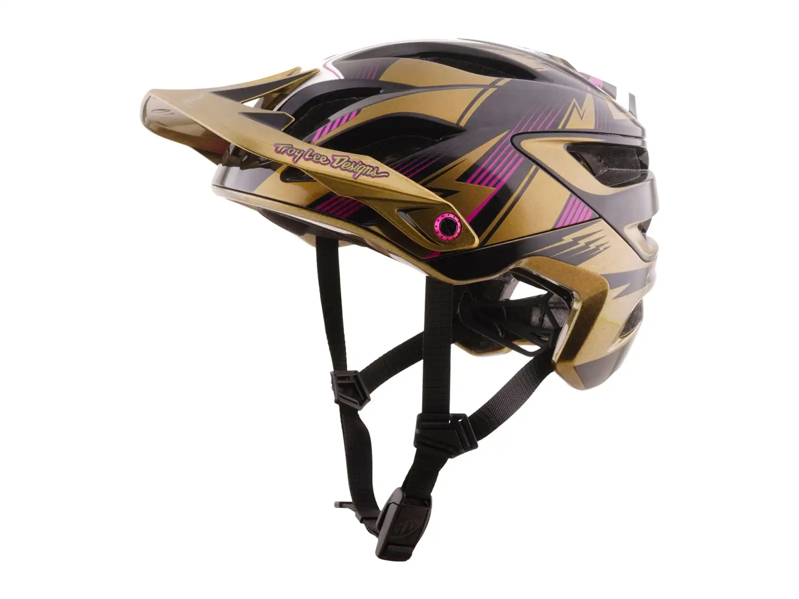 Troy Lee Designs A3 MIPS Cyclops Helm Gold/Black