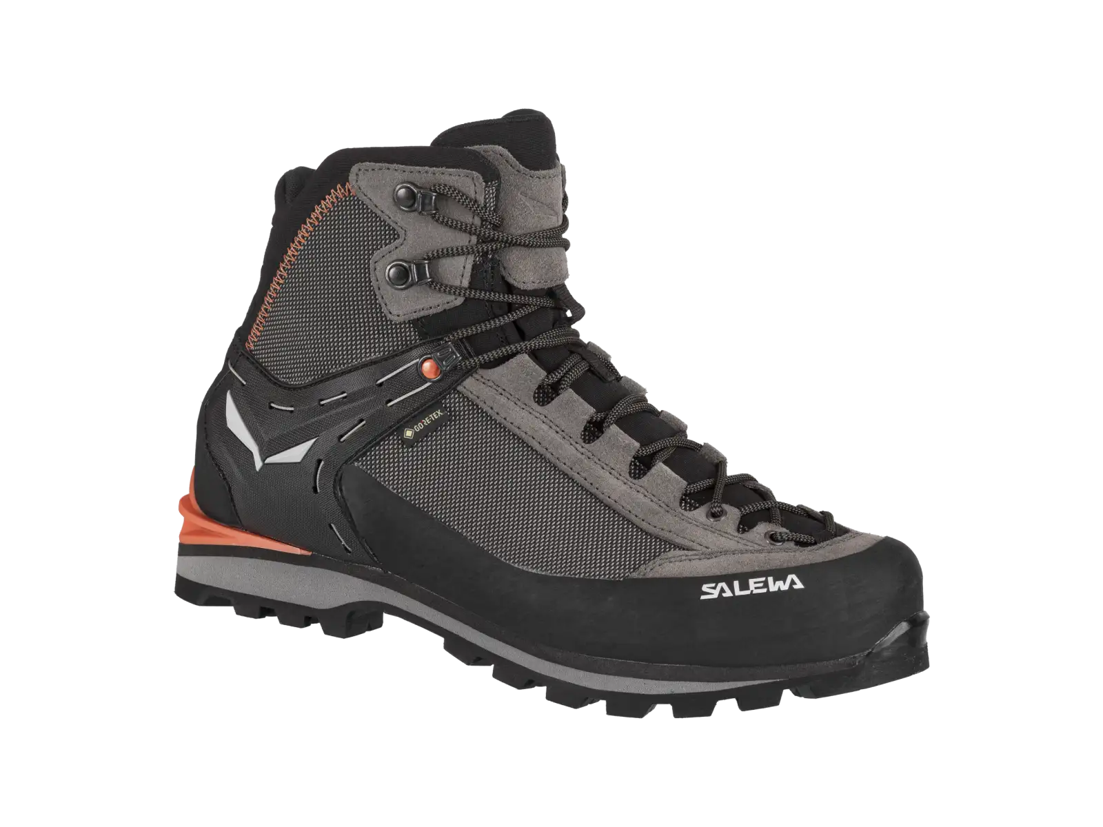 Salewa Crow GTX Herren Wanderschuhe Wallnut/Fluo Orange