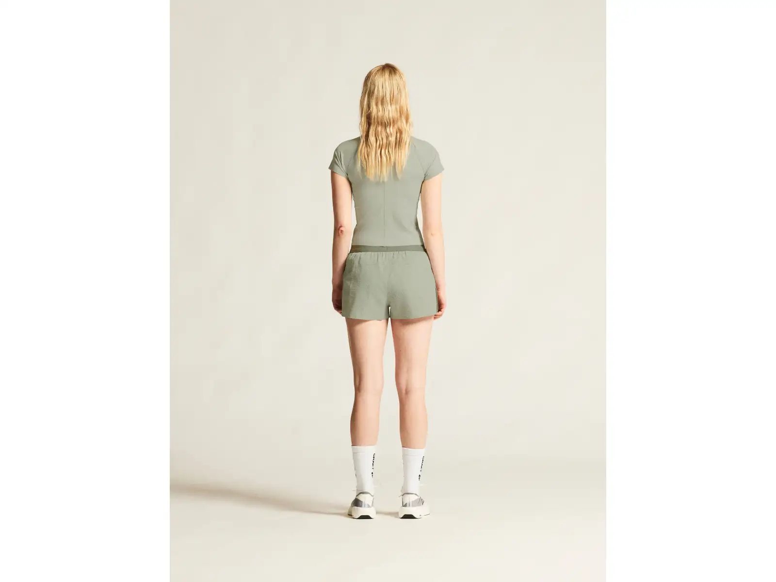 Craft Hypervent Cropped Damen T-Shirt grau