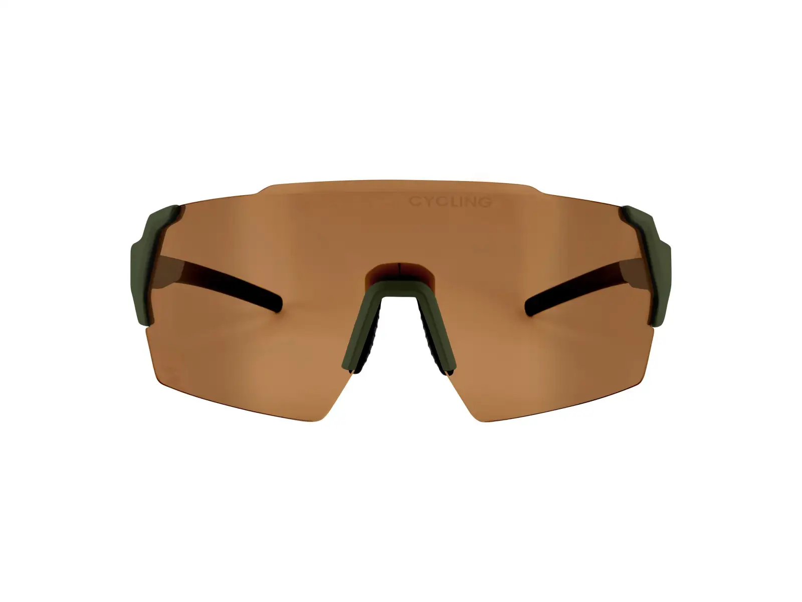 Die Force Electra Brille mit grünen/braunen verspiegelten Gläsern.