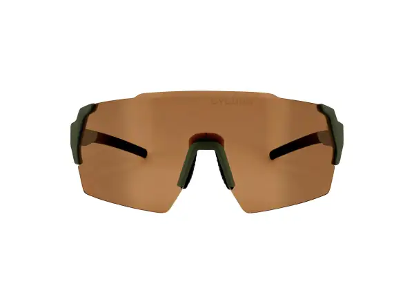 Die Force Electra Brille mit grünen/braunen verspiegelten Gläsern.