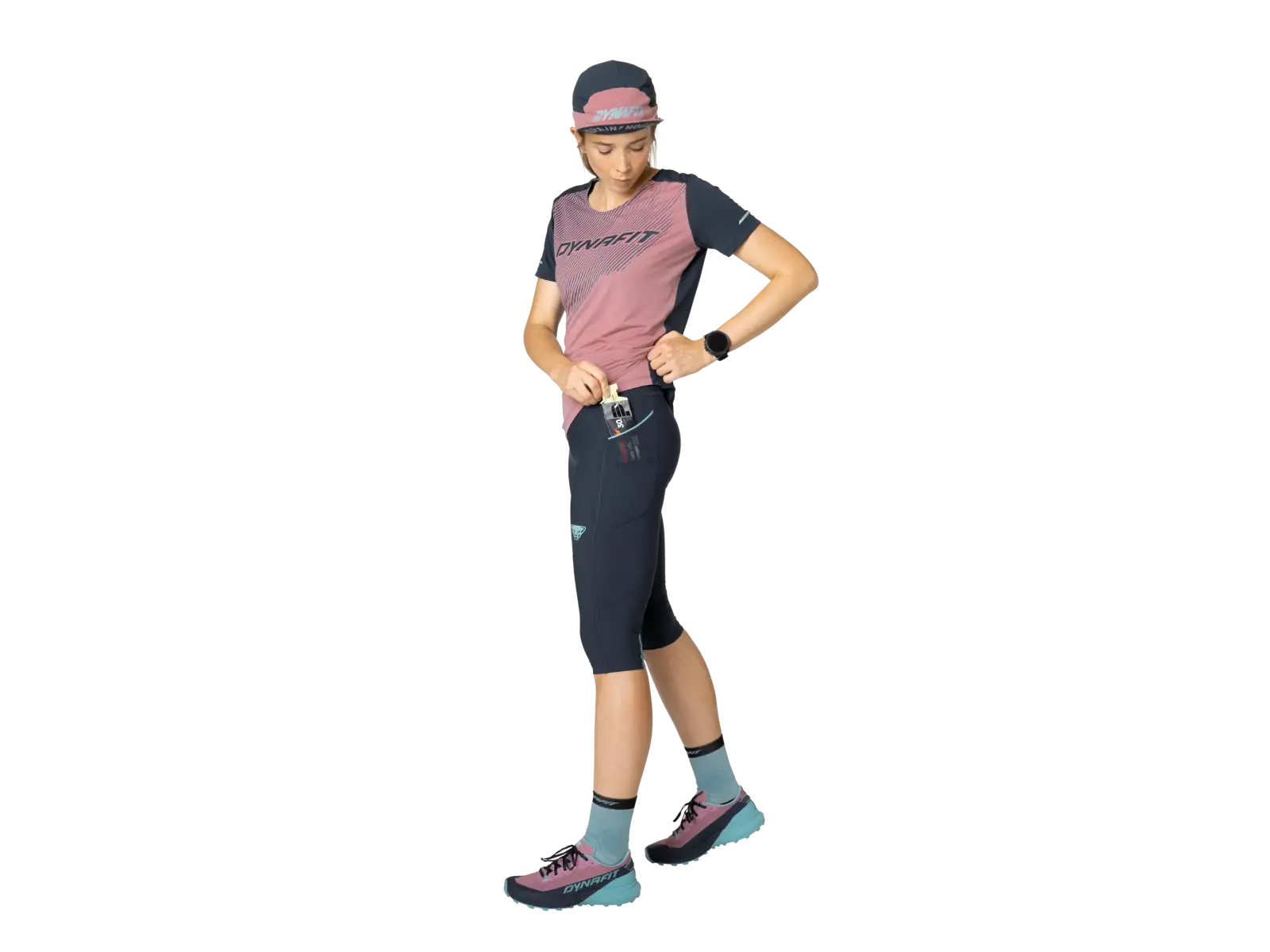 Dynafit Alpine 3/4 Damen Laufhose Blueberry