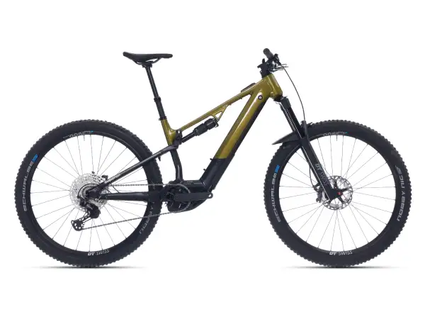 Superior eXF 9049 B vollgefedertes E-Bike Gloss Olive Mettalic/Schwarz