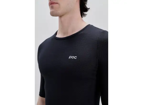POC Layer Mid Herren Funktionsunterhemd Kurzarm Uranium Black