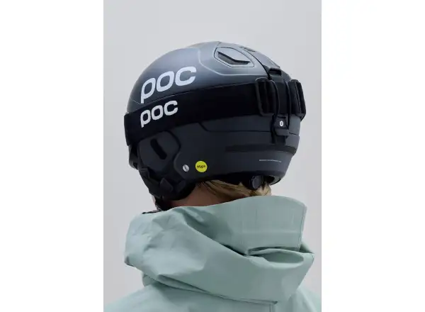 POC Nexal Mid Skibrille Uranium Black/Partly Sunny Orange