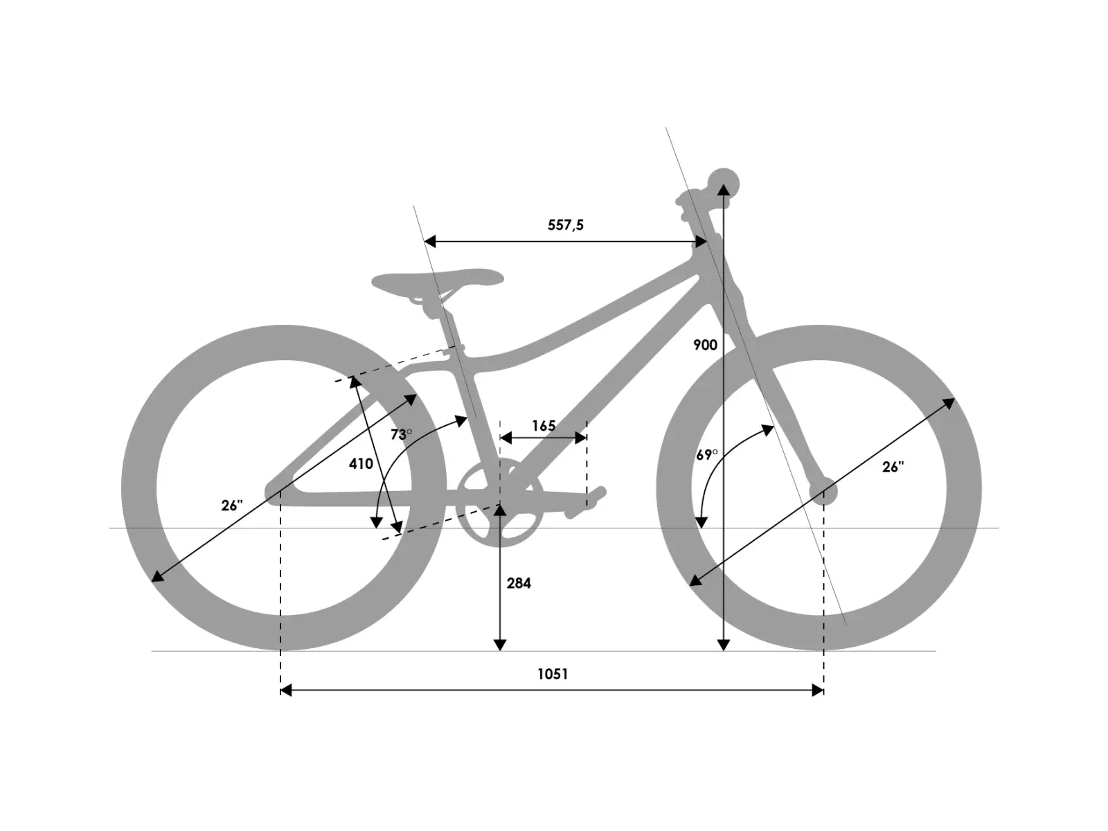 Rascal Wild 26 Kinderfahrrad Bronze