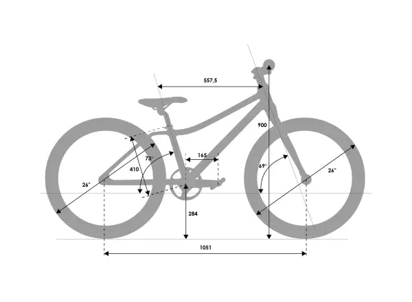 Rascal Wild 26 Kinderfahrrad Bronze