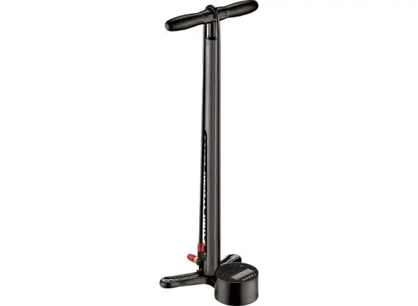 Lezyne Steel Digital Drive 3.5 Werkstattpumpe in mattem Schwarz