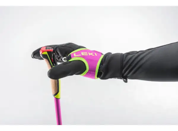 Leki PRC 750 Laufstöcke neonpink/neonyellow/schwarz