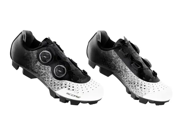Force Score MTB Herren Fahrradschuhe weiß/schwarz