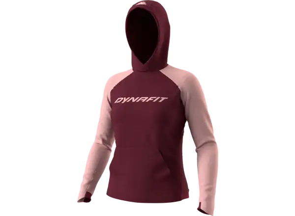 Dynafit 24/7 Polartec Hoody Damenkapuzenpullover Burgundy