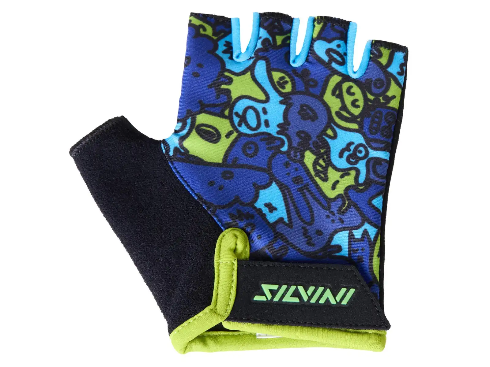 Silvini Locri Kinderhandschuhe Blue/Neon