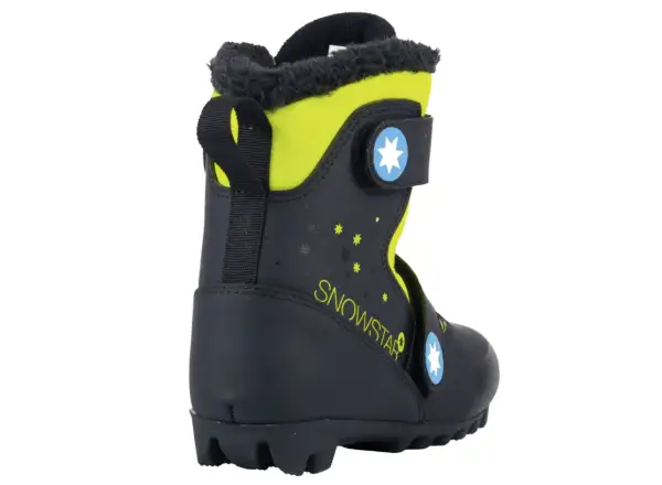 Fischer Snowstar Kinder Langlaufschuhe schwarz/gelb