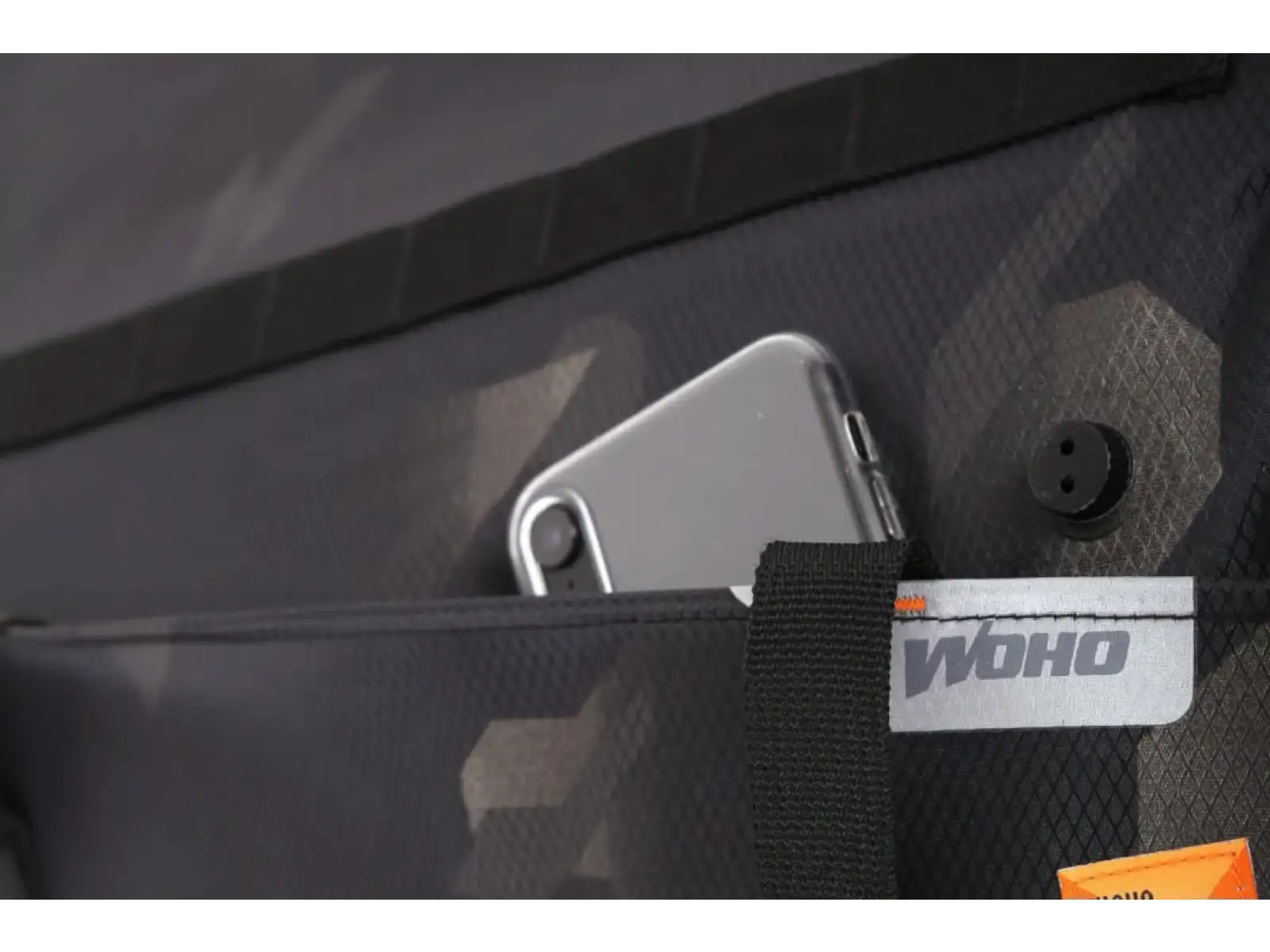 Woho X-Touring Dry Rahmentasche 12 l Cyber-Camo Diamond Schwarz Größe L.