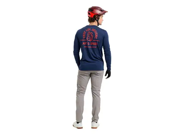 Troy Lee Designs Skyline Ride Herren-Trikot Langarm Locals/Midnight