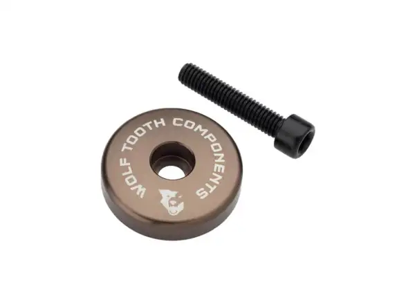 Wolf Tooth Ultralight Headset Cap + 5mm Spacer Espresso