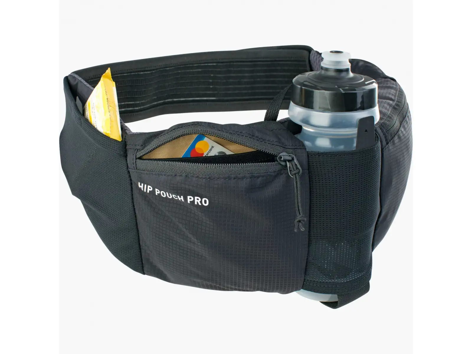 Evoc Hip Pouch Pro Hüfttasche 1 l + Flasche 0,55 l Schwarz