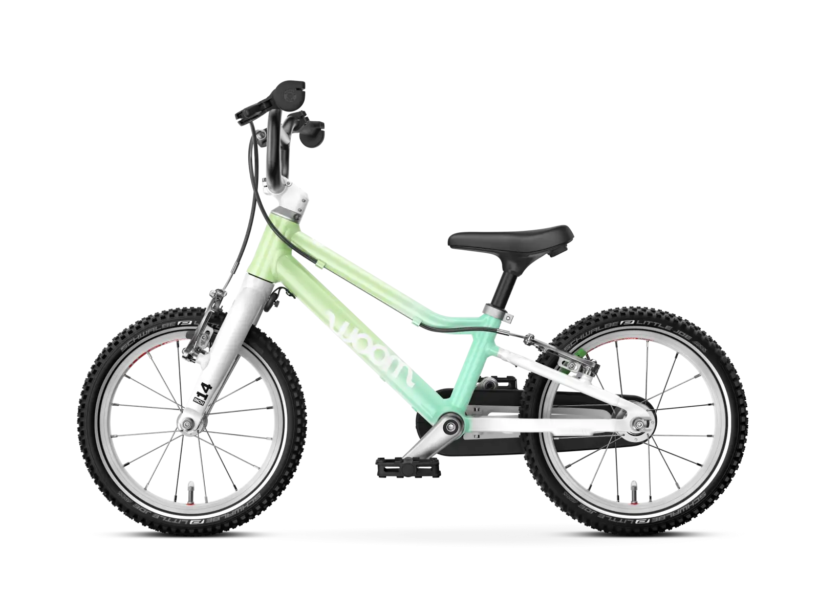 Woom GO 2 Kinderfahrrad 14 Spearmint Crush Limited